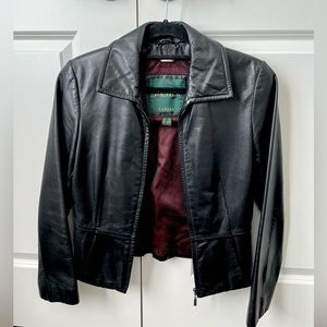 Danier Genuine Leather Small Short Leather Jacket